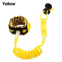 양양서핑강습 7mm Sup 보드 4 피트 발목 끈 서핑 탄성 코일 스탠드 업 패들 다리 TPU 로프 안전, Yellow