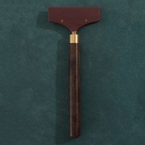 가죽공예도구 Betim 샌들 우드 핸들 가죽 스크레이퍼 얇은 접착 껌 보드 DIY 수제 바느질 공예 도구 얼룩 접착제 적용, big 6.0cm