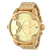 디젤 Diesel DZ7287 리틀 대디 51mm 메탈 골드 금장 남자 패션 손목 시계