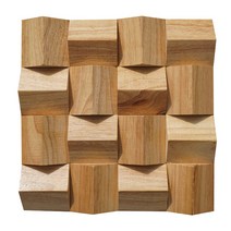 목모보드 목모시트 원목인테리어 흡음재 30cm x 30cm, F타입 (30CM x 30CM)