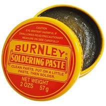 BURNLEY (노란통 솔더링 페이스트57g) 납땜용제 솔더 솔더 보조제 플럭스 후럭스 페이스트 링 납땜, 단품, 상품선택