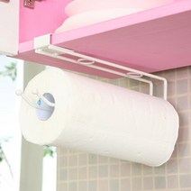 키펙스 공간활용 원핸드 컬러 키친타올홀더/행주건조대, 화이트, 1개