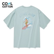 637107 커버낫 드로잉 서퍼맨 티셔츠 블루