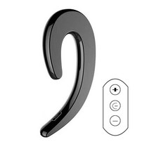 범용 골전도 이어폰 무선 블루투스 4.2 스포츠 스테레오 헤드셋 노트북 태블릿 샤오미 아이폰 7 8 X, [02] Black