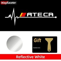 좌석용 반사 비닐 자동차 창 스티커 이비자 큐프라 아로나 Ateca 코르도바 엑세오 레온 미이 타라코 톨레도 아로사 알티아 알함브라, Ateca+2 Pieces