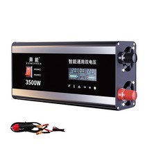 순수정현파 차량용 스마트 LCD 인버터 12V 220V 캠핑 자동차 차박, 3500W
