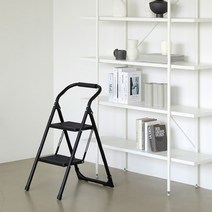 한샘 세이프 접이식 사다리 2단 블랙