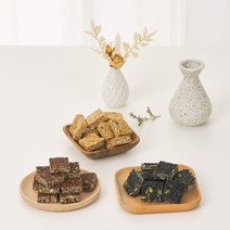 푸른제과 수제 참깨 들깨 흑임자 강정 장인한과 500G, 흑임자 500G