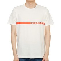 파라점퍼스 [파라점퍼스] 스페이스 PMTEEXF05 OFF WHITE 남자 반팔티셔츠 레귤러핏