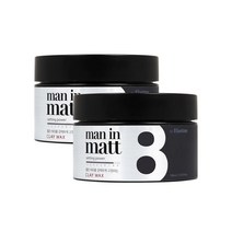 엘라스틴 맨인매트 클레이 왁스 80g, 2개