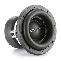 CT 사운드 STRATO-8-D4 최대 1200와트 8인치 자동차 서브우퍼 듀얼 4옴, 8 inch - Dual 4 Ohm