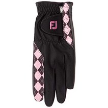 풋조이 레이디 eComfort FGLE19 여성 장갑, 일본 18cm (일본 사이즈 S 상당), 블랙/핑크, 블랙/핑크