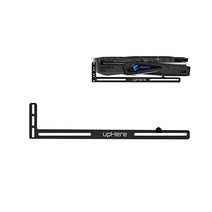 upHere 그래픽 카드 GPU 버팀대 지원 비디오 카드 처짐 홀더/홀스터 브래킷 양극산화 처리된 항공우주 알루미늄 단일 또는 이중 슬롯 카드(검정색) GL05, GL05 블랙 GPU 홀더