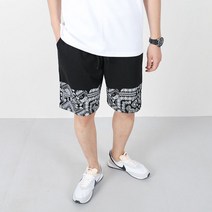 벤티브 남자 여름 트레이닝 반바지 5부페이즐리 쇼츠
