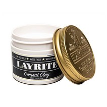 레이라이트 남성 헤어 스타일링 시멘트 클레이 Layrite Cement Clay 120g 헤어왁스, 1개