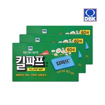 [킬파프]매트훈증기 리필 60매 3개