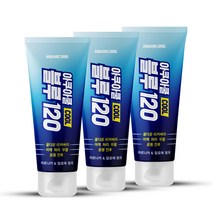 [아쿠아쿨] 블루(BLUE) / 강력한 쿨링 냉각 냉찜질 쿨다운 리커버리 젤크림, 블루120 3개세트, 3개, 1개입