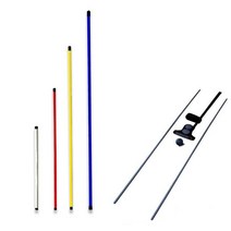 다양한길이 얼라이먼트스틱 에이밍스틱, 레드_100cm, 1개