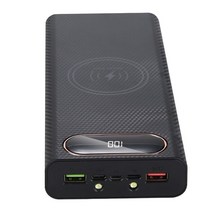 8슬롯 21700 배터리 보조베터리 쉘 10W 22.5W QC3.0 LCD 디스플레이 전원 케이스 5W 무선 충전 상자, 01 10W Wired
