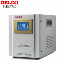 TND3-1500VA 1.5KVA 가정용 LCD 단상 자동 AC 전압 안정기 구리 코일 고정밀, 한개옵션0