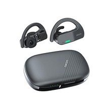 DACOM 골전도 이어폰 bluetooth 꽁꽁 번도 이어폰 골전도 이어폰 무선 편귀양귀 스포츠 이어폰 완전 무선 이어폰 bluetooth5.0 Type-C 좌우 분리형 헤드셋 귀걸이형 마이크 ​​첨부 터치식 IPX5 방수 PSE 단어 사용 설명서 블랙