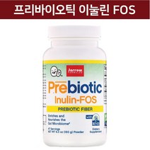 Jarrow Formulas 자로우 이눌린 프리바이오틱스 식이섬유 파우더 Inulin FOS 180g 2팩