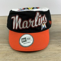 MLB 스냅백 엠엘비 Miami Marlins Hat Classic New Era Snapback Cap Brand Adult