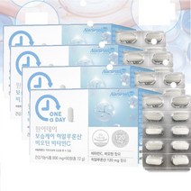 네추럴라이즈 원어데이 보습케어 히알루론산 비오틴 비타민C 800mgx90정/피부보습, 90정, 4개