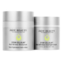100% 올게닉 비건 유기농 Stem Cellular 줄기세포 Anti-Wrinkle Solution Moisturizer 50ml 주름 방지 모이스쳐 데이 + 나이트 크림 쎄트, 1 쎄트