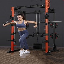 복합헬스기구 체육관 다기능 홈 종합 훈련 장치 스미스 머신 갠트리 피트니스 장비 조합, 스타일 A