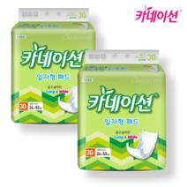 카네이션 속기저귀 일자 일반 30매 2팩 (60매) S1, 1box