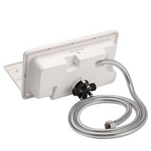 외부샤워기 카라반 캠핑카 수전 샤워기 냉온수겸용, 화이트