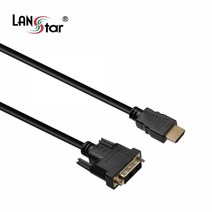 라인업시스템 DVI-HDMI 케이블 LS-DVI19M-HDMI, 1개, 5m