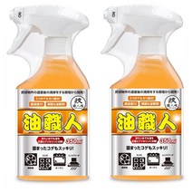 기술 장인혼 오일 세제 350ml 2팩 기름때 제거 세제 인덕션 가스렌지 주방 후드 계면 활성제