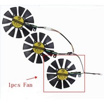 ASUS Strix GTX980TI GTX1060 R9 390 90MM PLD09210S12M T129215SU 그래픽 카드 냉각 팬, 02 1pcs Fan(below)