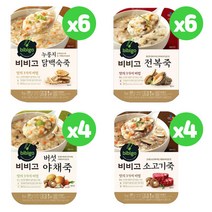 총 10개입/280g 비비고 닭백숙3 전복3 버섯야채2 소고기죽2, 280g, 2세트