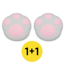 [1+1] 단미 고양이 휴대용 충전식 손난로 보조배터리 핫팩, 고양이 (그레이), 고양이 (그레이)
