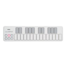 KORG 클래식 USB MIDI 키보드 nanoKEY2 WH 화이트 음악 제작 DTM 컴팩트 설계로 운반에 최적 곧 시작할 수 있는 소프트웨어 라이센스 포함 25열쇠