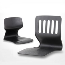 업소용 일식집 식당 등받이 좌식의자 허리가 편한 바른자세 의자, 체어맨 좌식 블랙