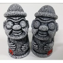 제주 돌하르방(문 무) 인형