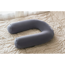 임산부 숙면 공간활용 땅콩 바디필로우 요추보호 혈액순환개선 산모 베개, 아이보리