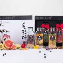술판다 고급붓글씨 담금주 키트 2구 선물세트 (500ml x 2), 2병, 레몬자몽주+국화주