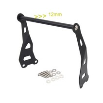 로얄엔필드 오토바이 휴대폰 GPS 네비게이션 플레이트 브래킷 바 마운트 로얄 엔필드 히말라야 2016 2017 2018 2019 2020 12mm 22mm 부품, 4.12MM