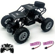 농업용운반차 동력운반차 전동운반차 전기 자동차 RC 1:18 4WD 원격 제어 버기 오프로드 고속 차량 장난감, 15 2B Black
