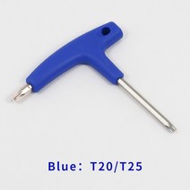 골프 블랙 T25 토크 슬리브 렌치 핑 드라이버 퍼터 스패너 도구 액세서리, 4.Blue T20 T25