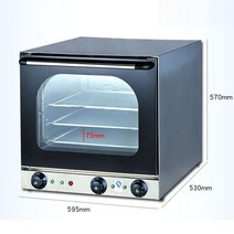 업소용오븐기 업소용오븐 전기오븐레인지 데크 오븐 eb-4a 전체 관점 뜨거운 공기 순환, 220v, 우리를