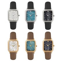 진주리빙 럼튼 자개 시계 하버 여성 가죽 손목 시계 (7864349A)