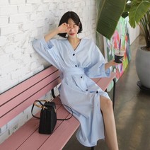 떳다그녀 사브리나 사선 원피스