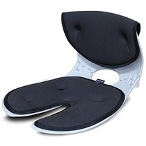 일본직발송 4. 오리밧쿠 [올리백] 재택근무 권장 골반 서포트 의자 자세 보정 정품 (제조사 정품) 1년 보, One Size_다크 그레이, 다크 그레이