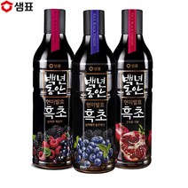 [샘표] 백년동안 흑초 1+1+1 5종 골라담기, 01.복분자/02.블루베리/02.블루베리, 상세설명 참조